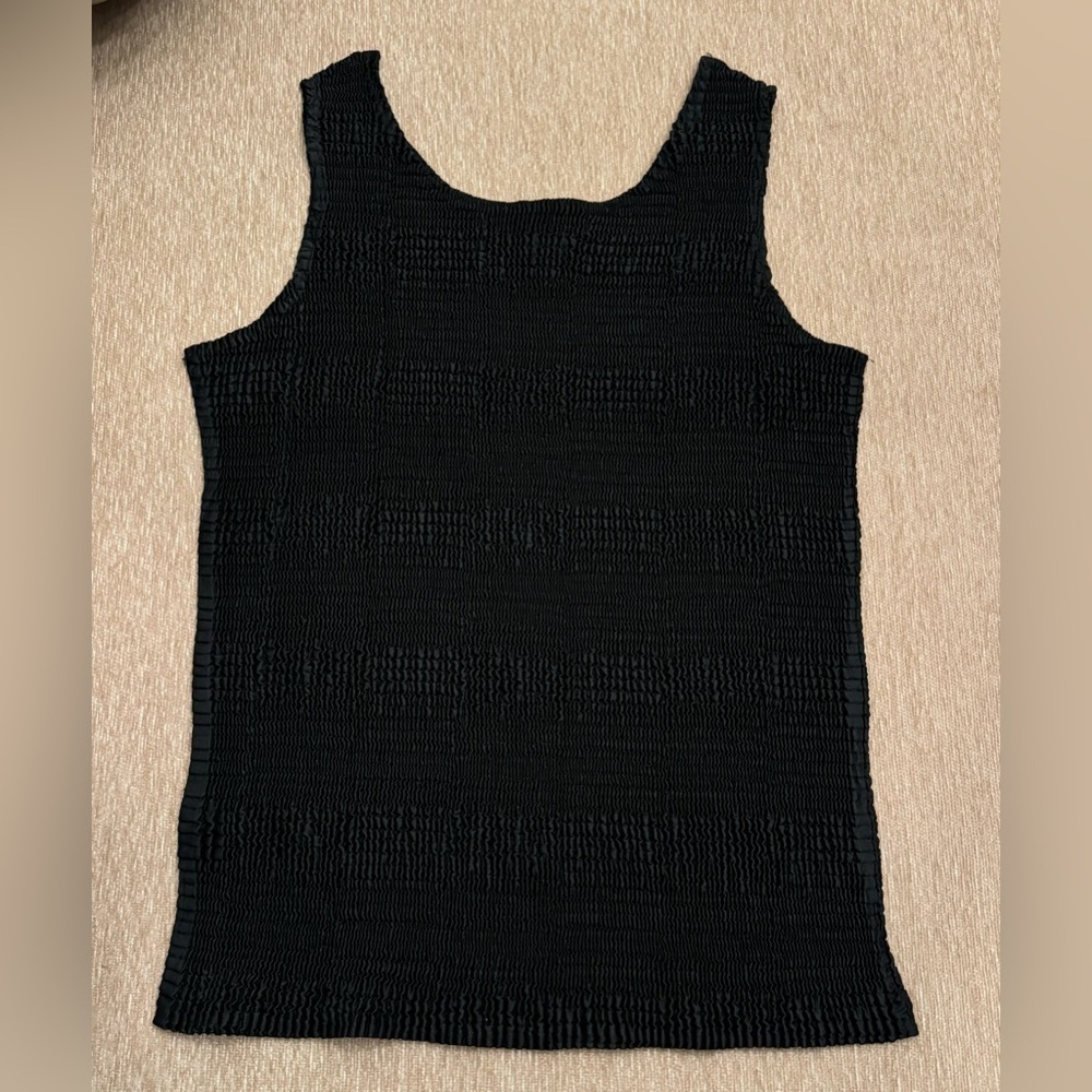 Vintage y2k Pile Ou Face Sleeveless Top, One Size